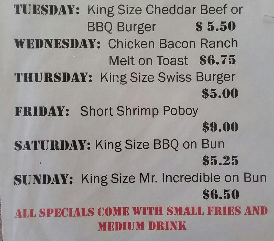 Bogalusa餐馆和美食-Glynn's Drive-In