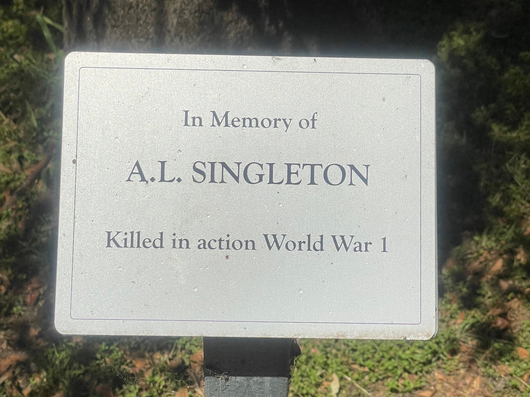 Anzac Grove War Memorial-刚达盖必去景点