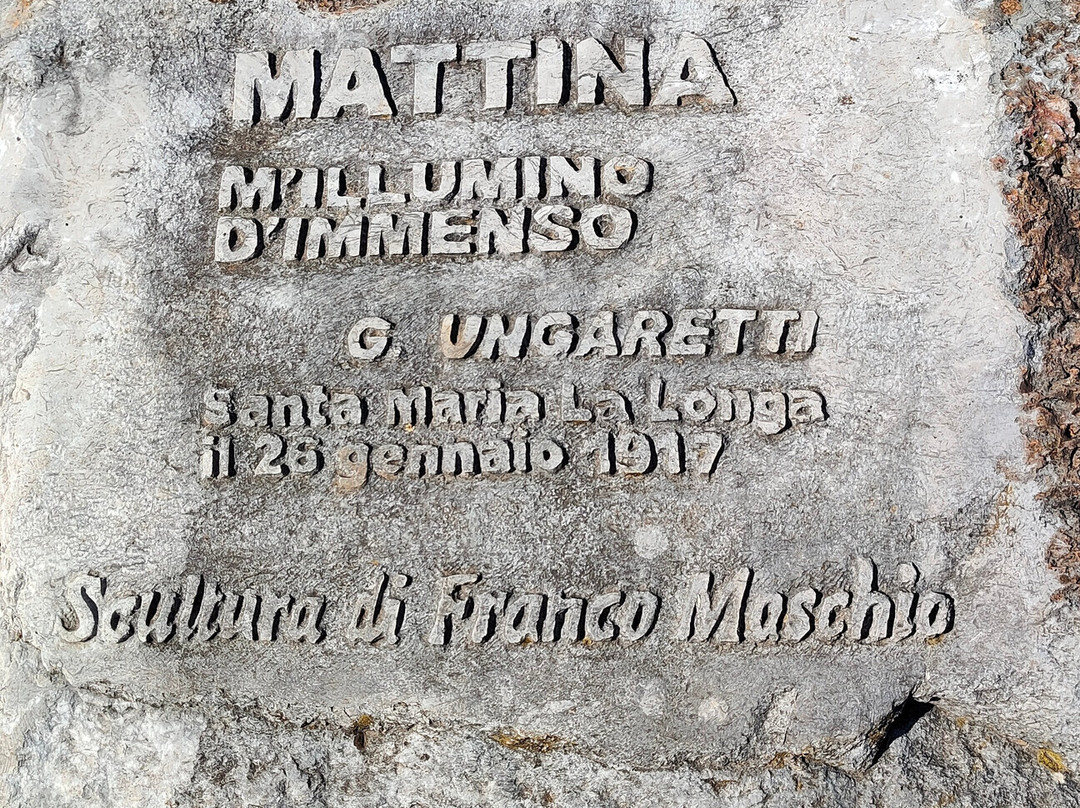 Monumento Alla Poesia "M'illumino d'Immenso" (Giuseppe Ungaretti)景点图片