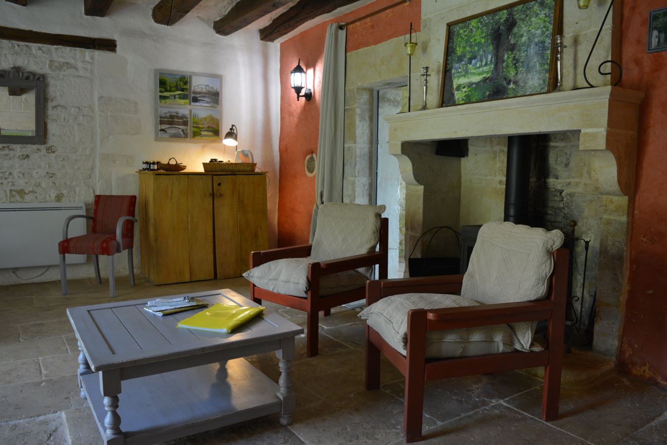 Les Chambres Du Hameau De Sainte Mégrine-客卧