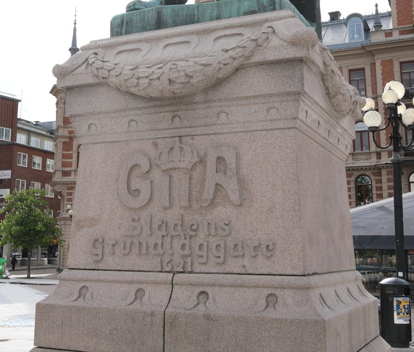 La statue du roi Gustave II Adolphe-Sundsvall必去景点