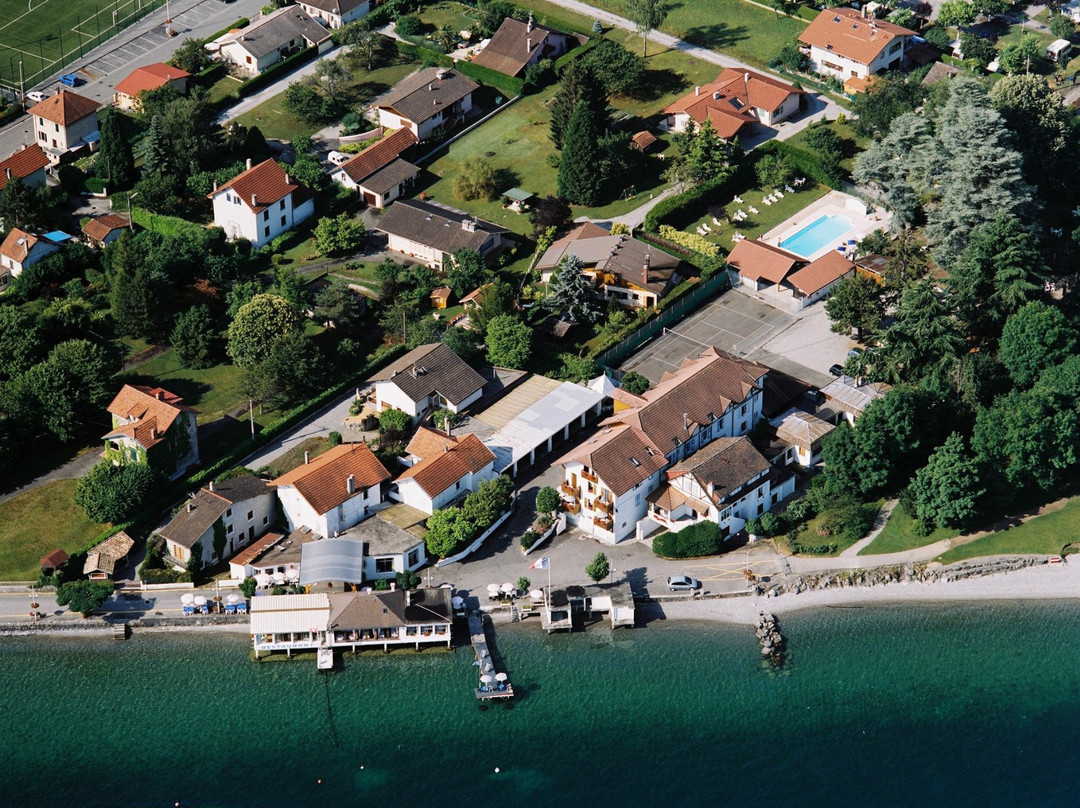 Champanges酒店住宿-Logis Hôtel de la Plage