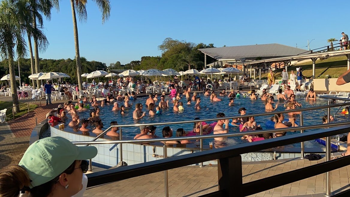 Machadinho Thermas Resort Spa-泳池