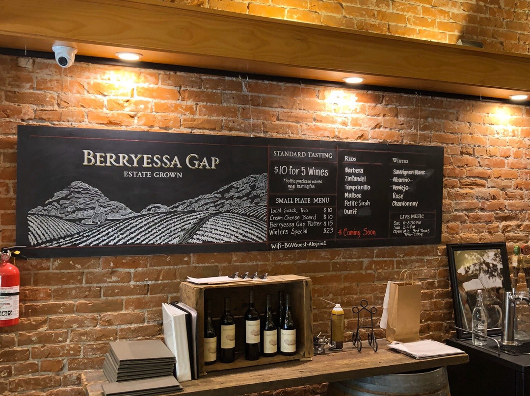 Berryessa Gap Vineyards (Winery)-Winters必去景点