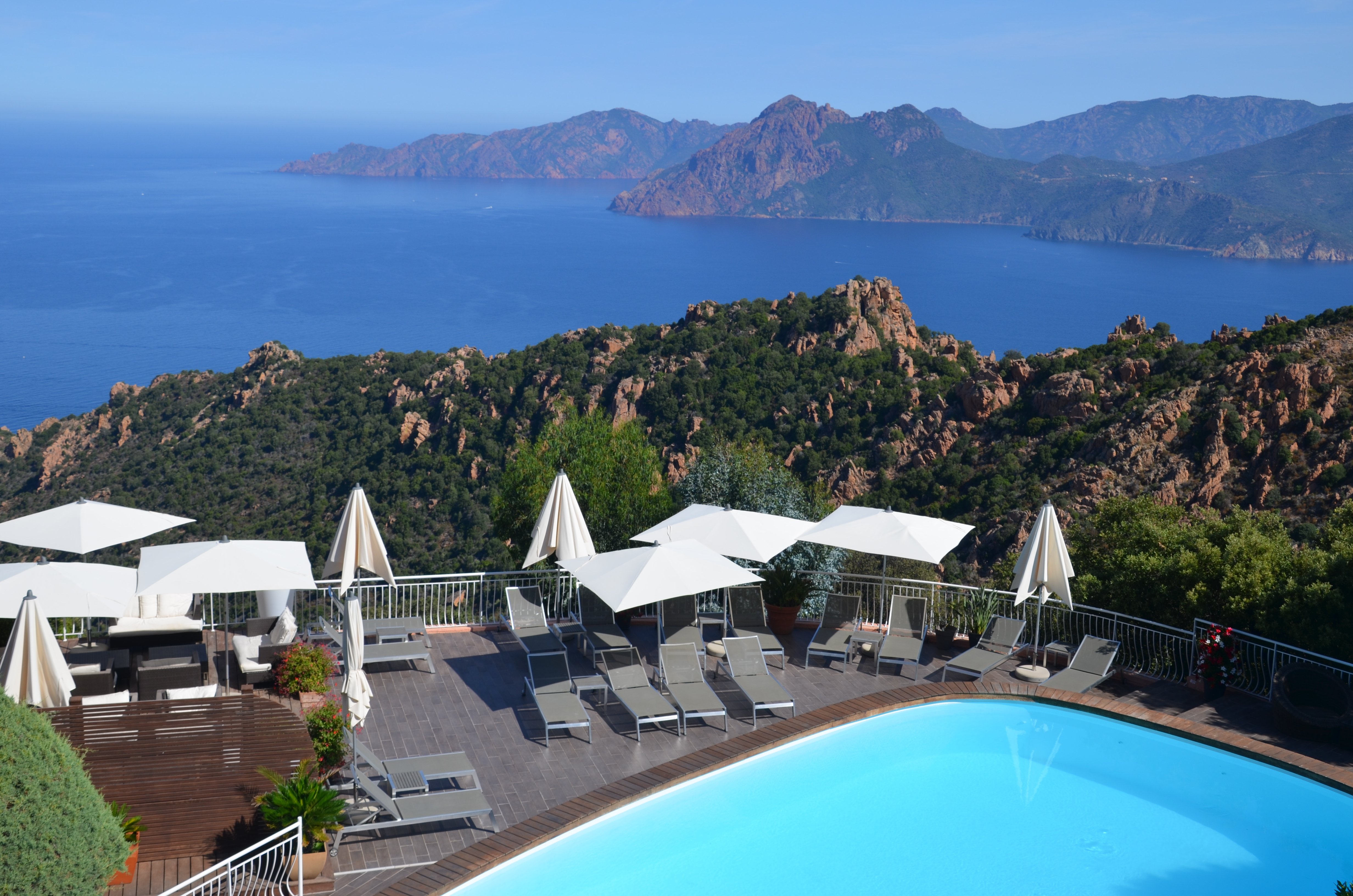 Hotel Capo Rosso-泳池