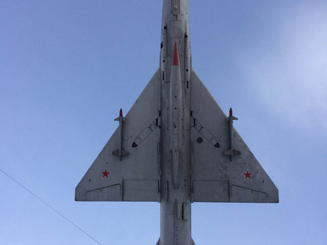 Monument to MIG-21F Airplane-克拉斯诺亚尔斯克必去景点