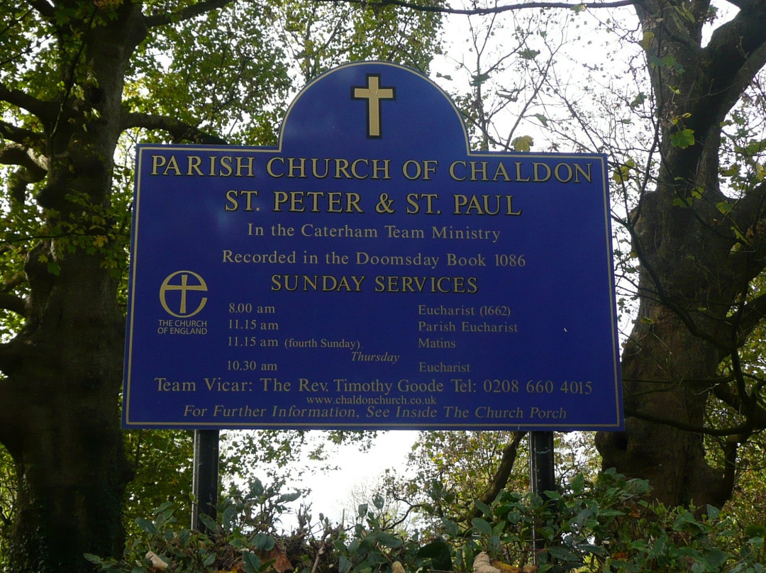 St Peter and St Paul’s-Chaldon必去景点