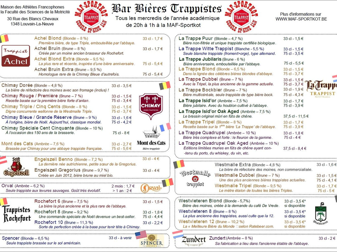 Bar Bieres Trappistes景点图片