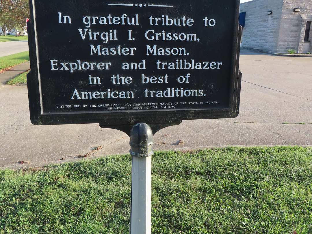 Virgil I. Gus Grissom Rocket Monument-Mitchell必去景点