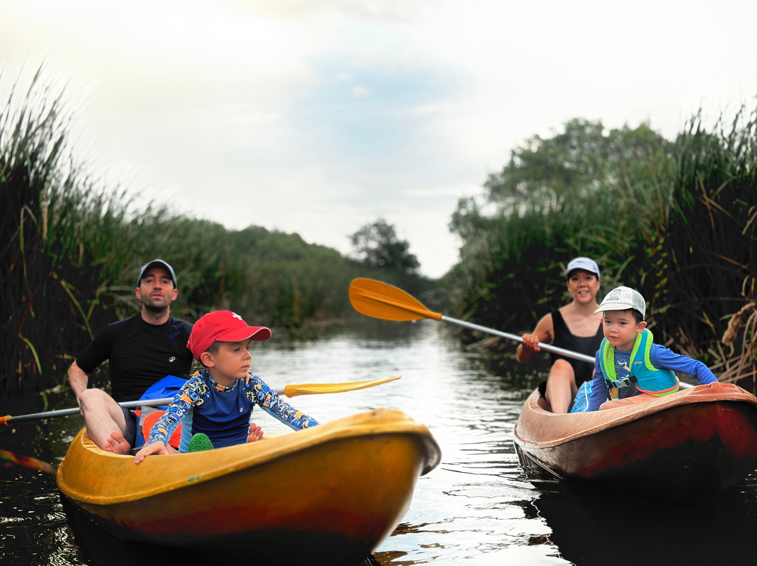 ''Kayak adventure in Rekawa Lagoon''