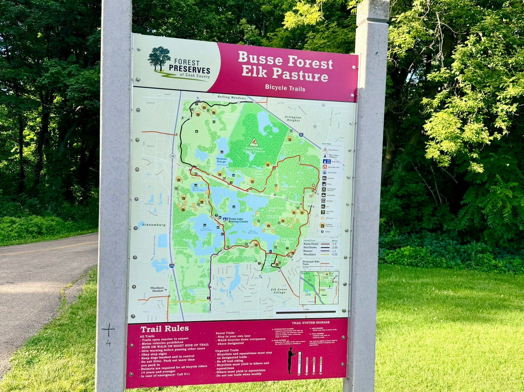 Busse Woods Trail System-埃尔克格罗夫村必去景点