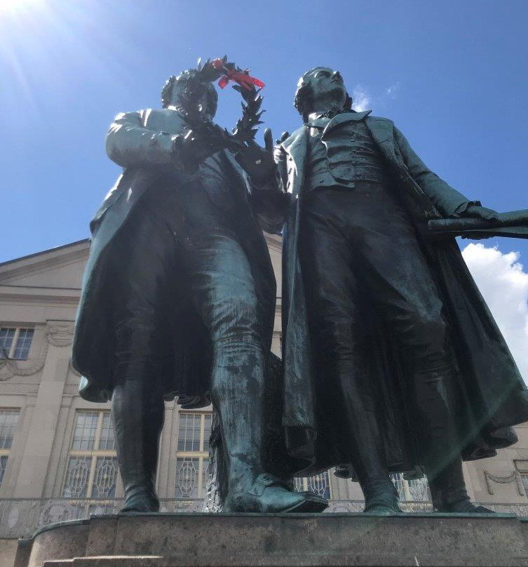 Goethe Schiller Denkmal-魏玛必去景点