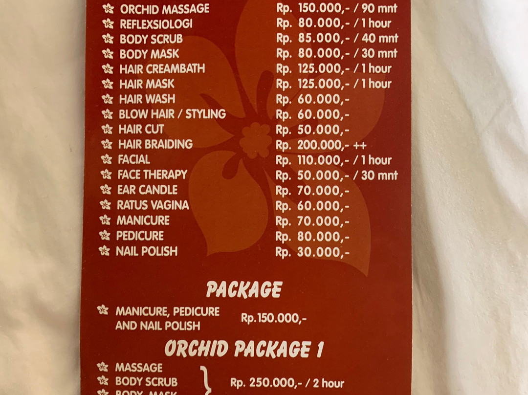 Orchid Day's Spa & Beauty Salon-Senggigi必去景点