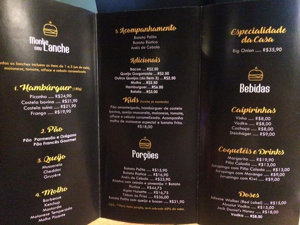 Sao Joao Batista餐馆和美食-O Hamburgueiro Bar e Grill