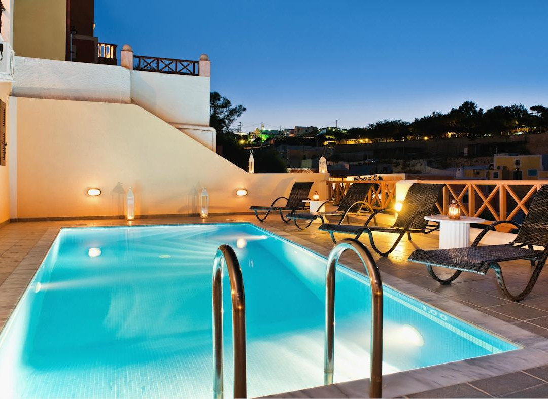 Athinios酒店住宿-银莲花别墅酒店