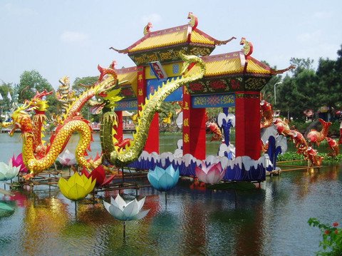 大坝森水上公园-胡志明市必去景点