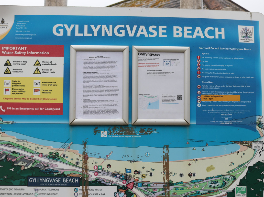 Gyllyngvase Beach-法尔茅斯必去景点