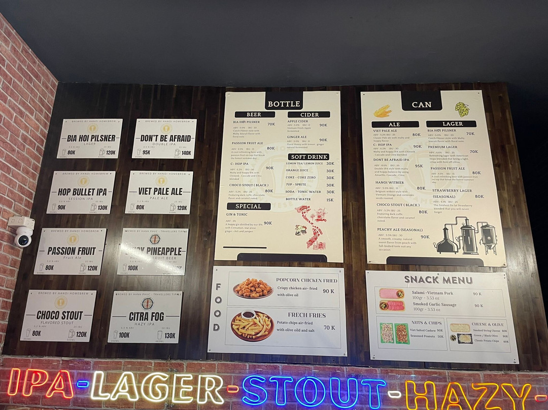 Hanoi HomeBrew - Craft Beer-Hoan Kiem必去景点
