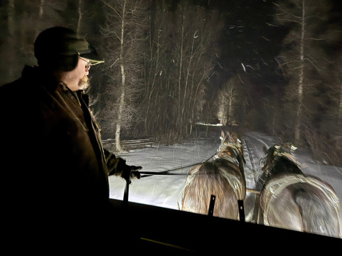 Bar Lazy L Ranch Sleigh Ride-斯廷博特斯普林斯必去景点