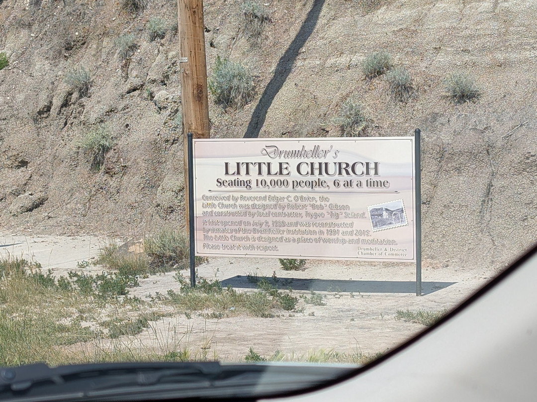 Drumheller's Little Church-德兰赫勒必去景点