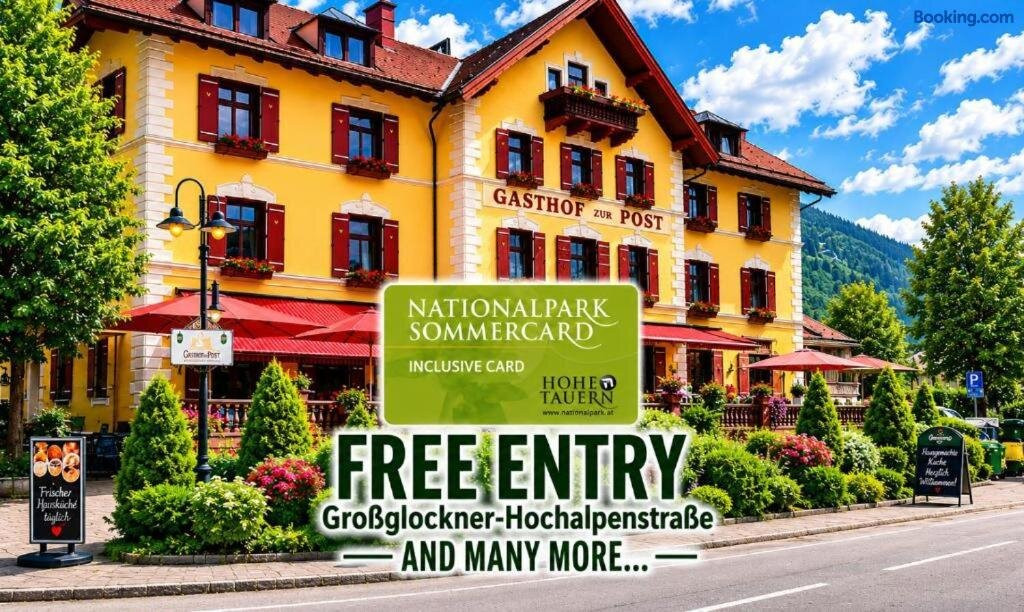Hotel-Gasthof Post Grossglockner Alpenstrasse FREE ENTRY !