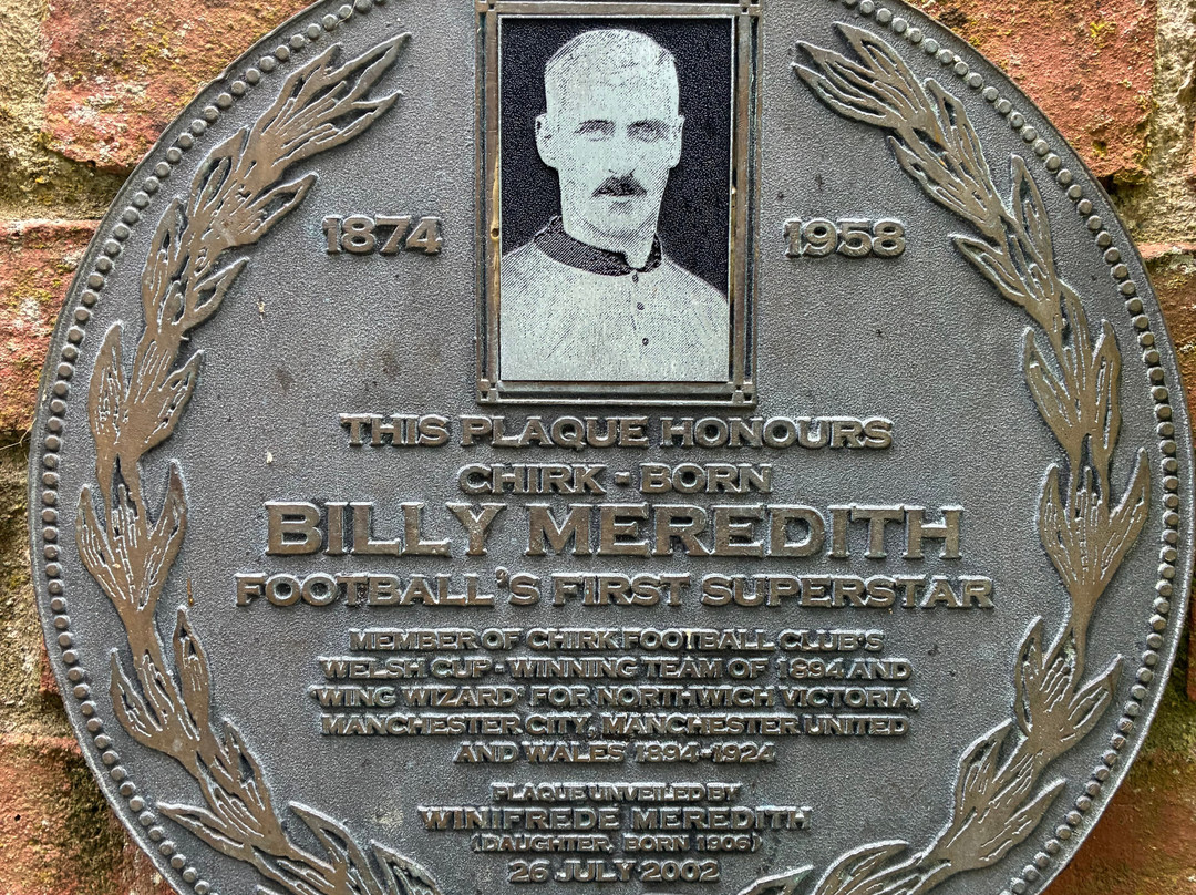 "Billy" Meredith Memorial Plaque