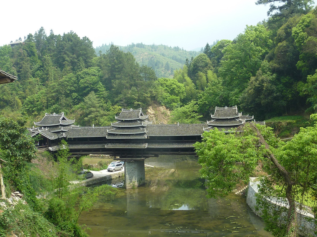 岜团桥景点图片