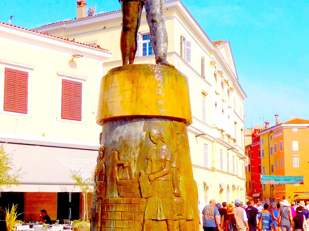 Fountain on Main Square-罗维尼必去景点