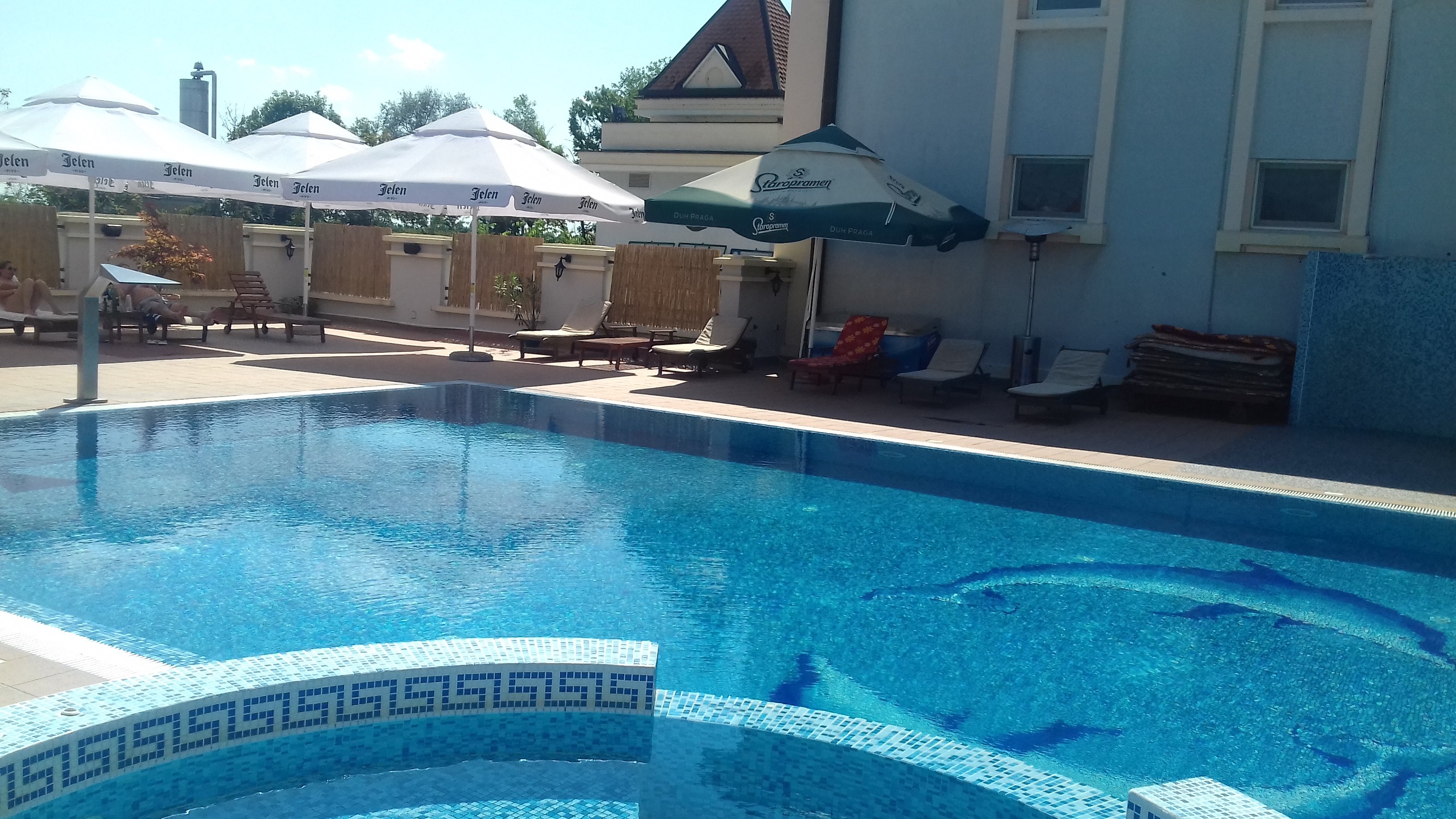 Garni hotel Prezident-泳池