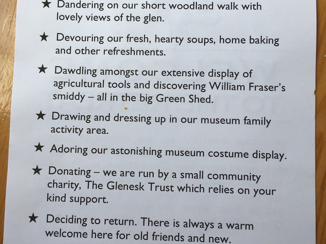 Glenesk Folk Museum-Glenesk必去景点