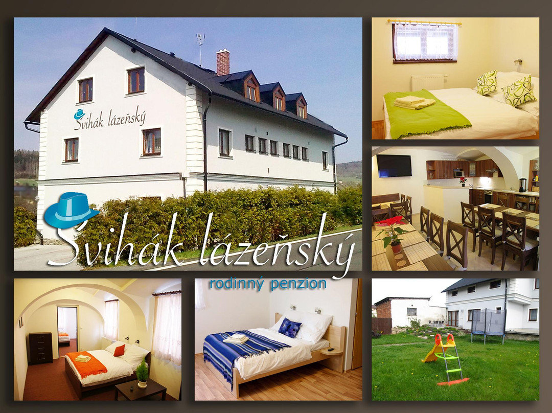 Velke Losiny酒店住宿-Pension Svihak Lazensky
