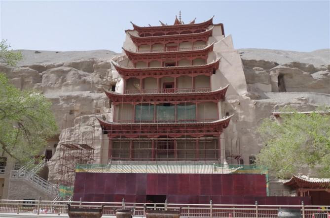 莫高窟景点图片