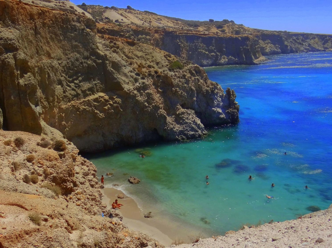 Tsigrado Beach-米洛斯岛必去景点