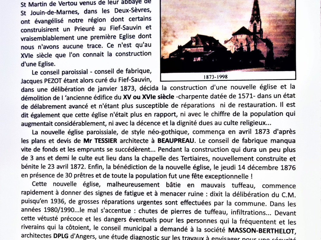 Eglise Notre-Dame de Le Fief-Sauvin