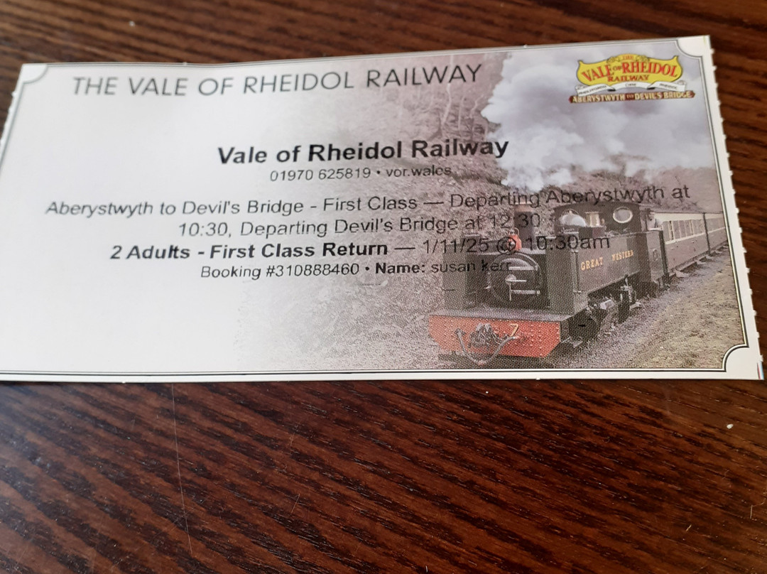Vale of Rheidol Railway-阿伯里斯特威斯必去景点