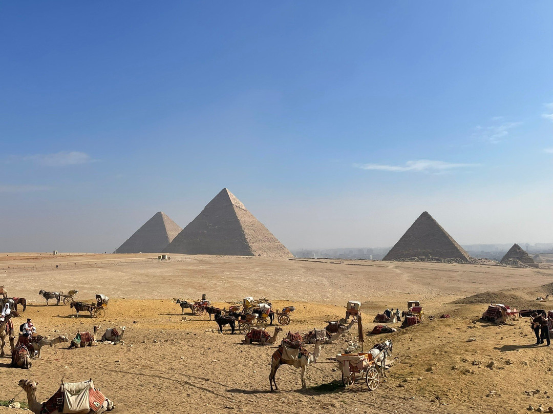 Panoramic View of the Pyramids
