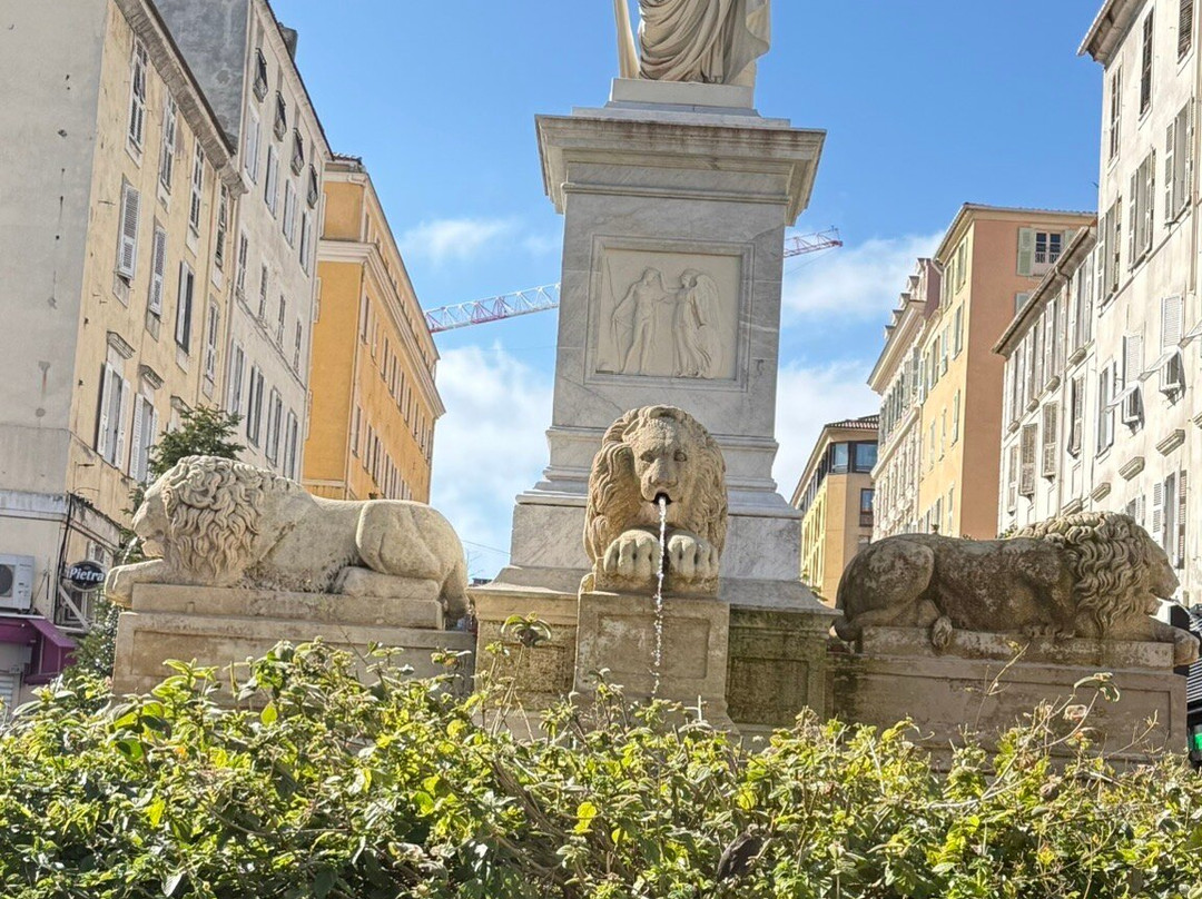 Fontaine des Quatre Lions-阿雅克肖必去景点