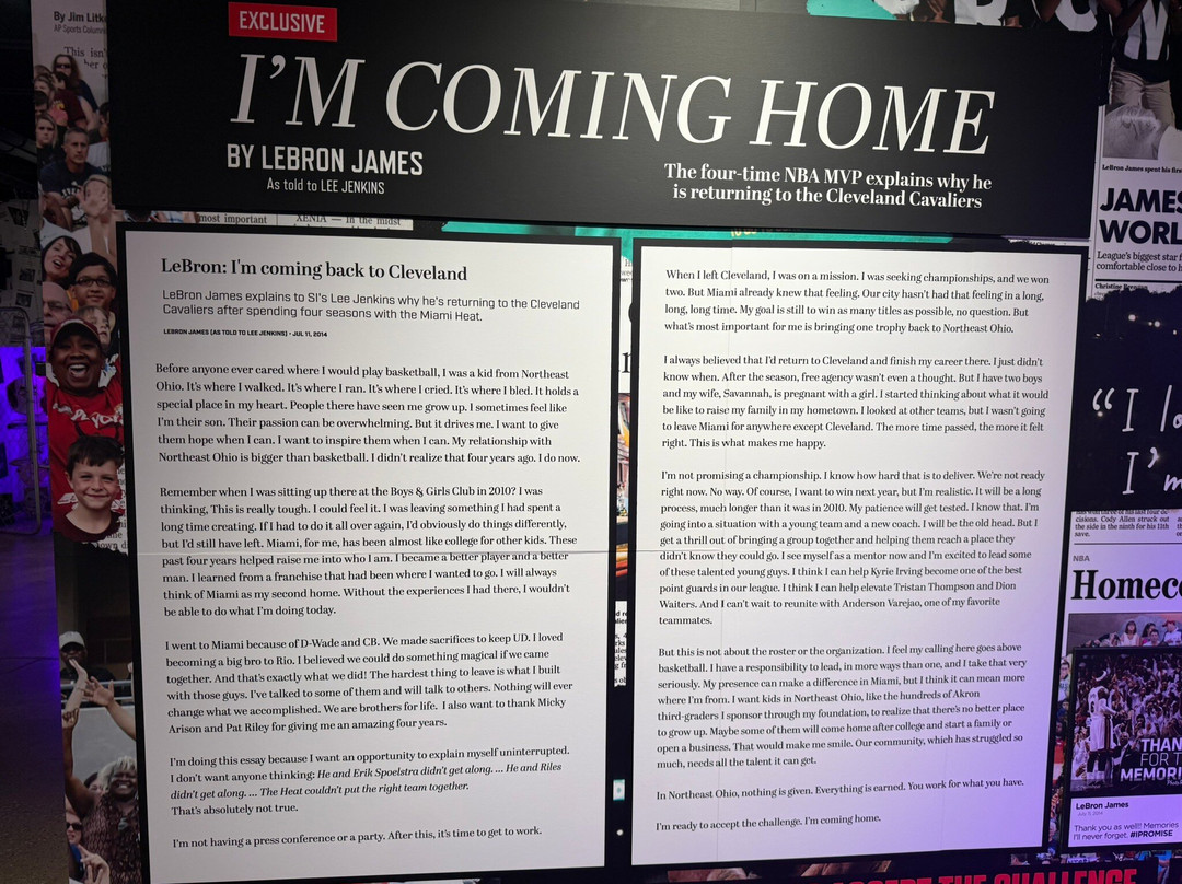 LeBron James' Home Court Museum