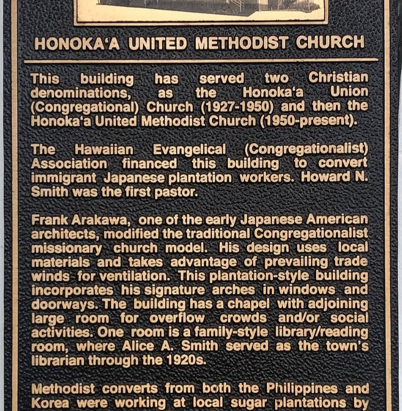 Honokaa United Methodist Church-霍诺卡阿必去景点