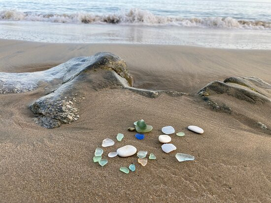 Sea Glass Beach-维切克岛必去景点
