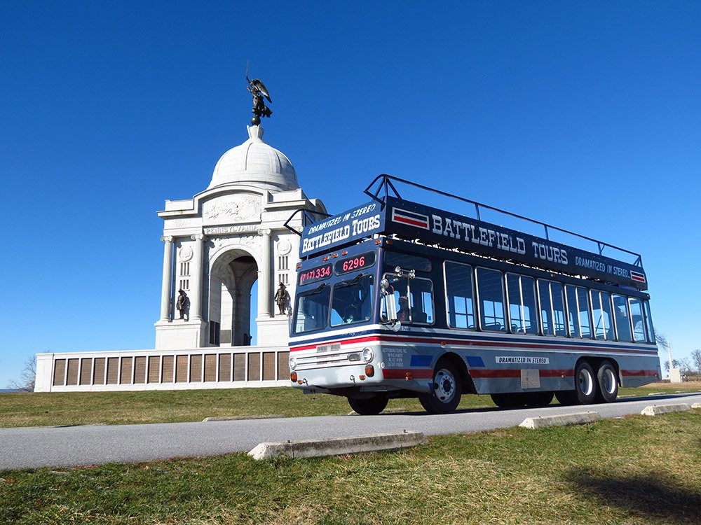 Gettysburg Battlefield Bus Tours-葛底斯堡必去景点