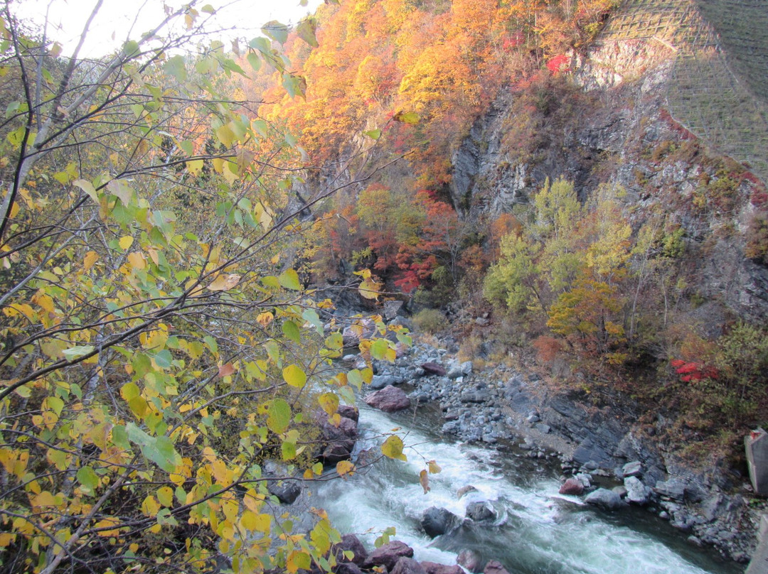Akaiwa Seigan Canyon-占冠村必去景点