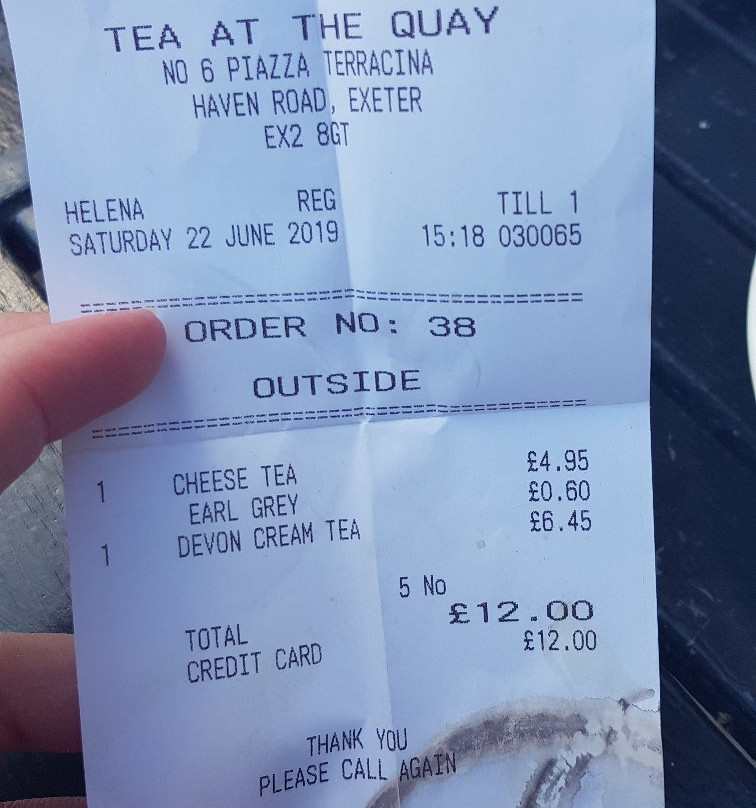 廷茅斯餐馆和美食-Tea by the Quay