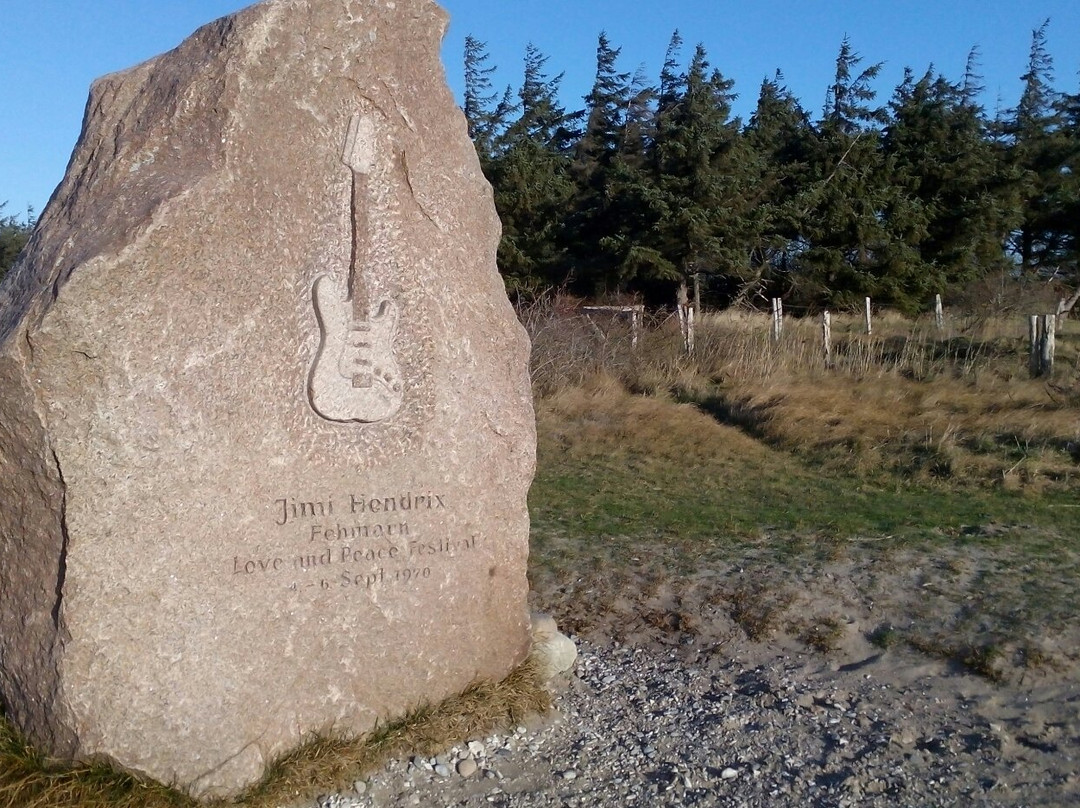 Jimi Hendrix Gedächtnisstein-Fehmarn必去景点