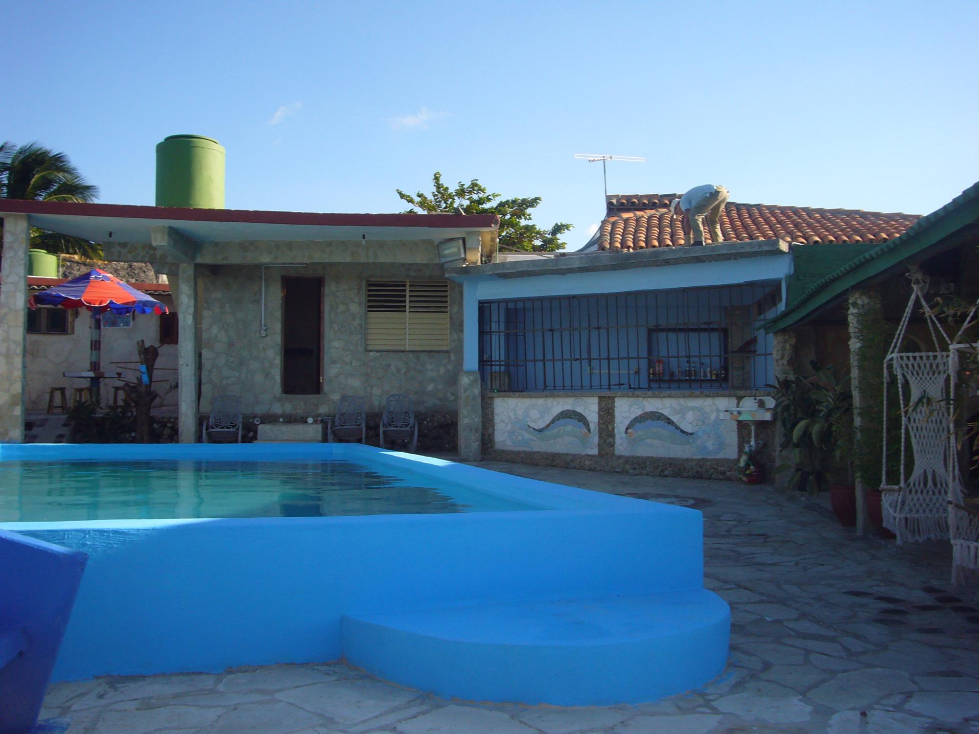 Finca Orichas al Mar-泳池