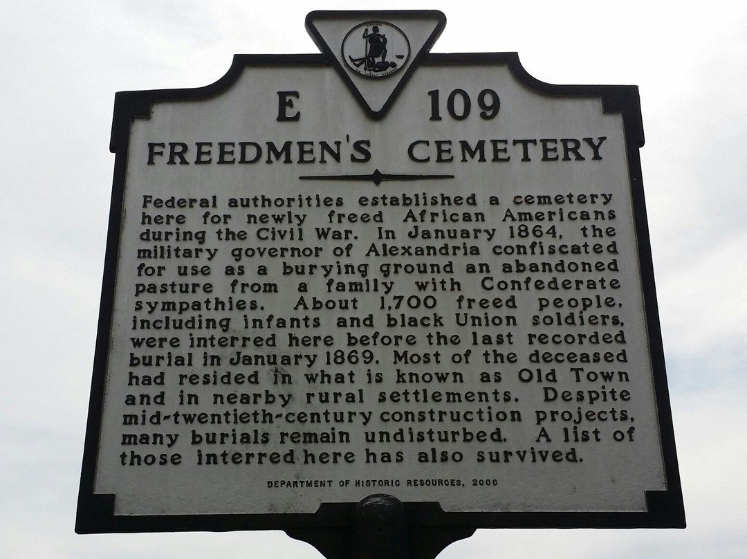 Contrabands and Freedmen Cemetery-亚历山德里亚必去景点