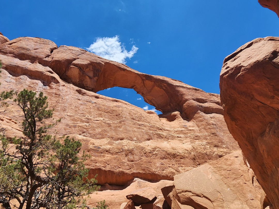 Skyline Arch-拱门国家公园必去景点