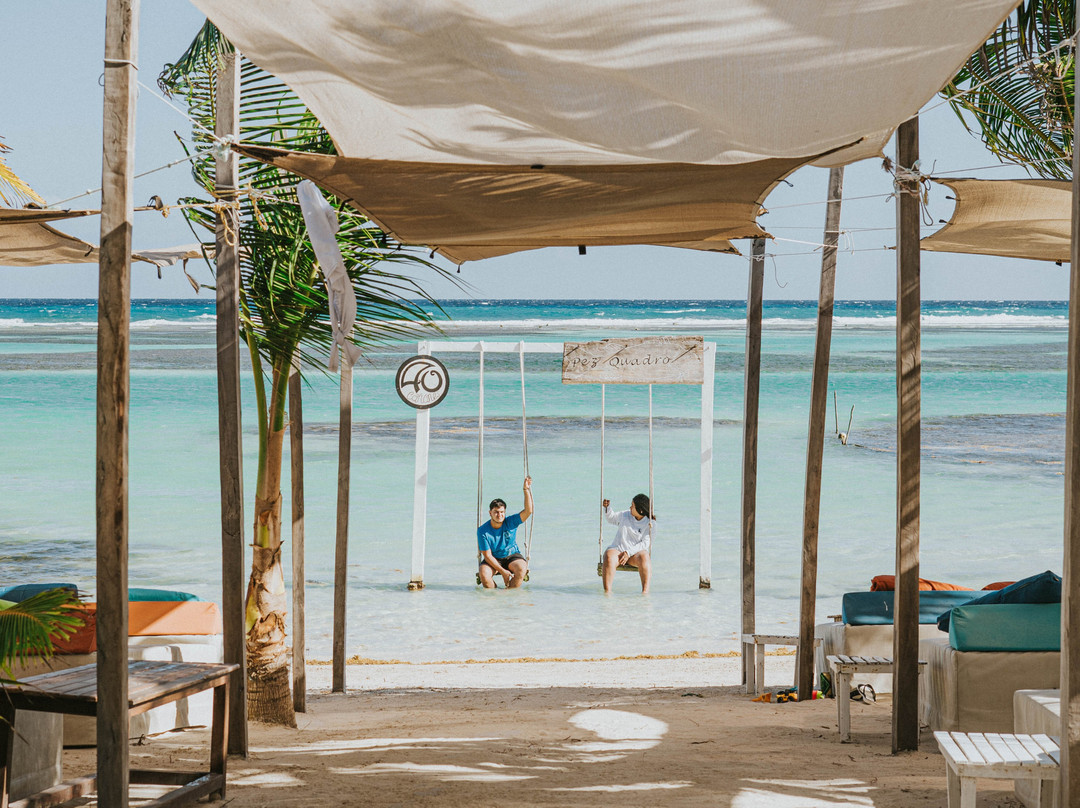 Pez Quadro Beach Club-Mahahual必去景点