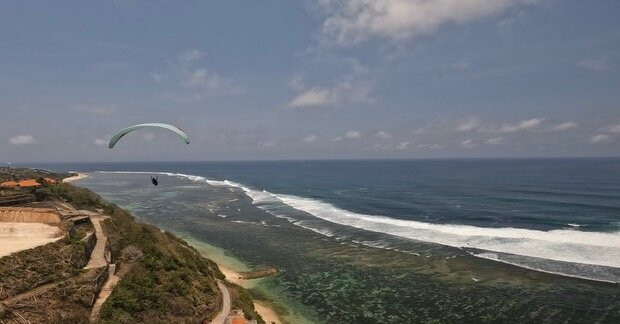 Bali Paragliding Tandem Tours-努沙杜瓦必去景点
