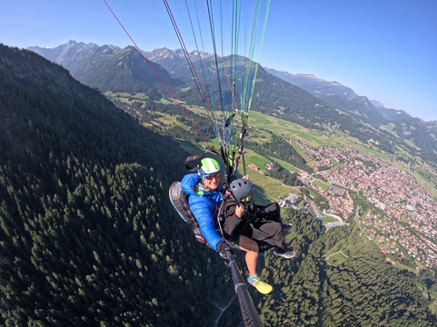 Himmelsritt Gleitschirm Tandemflüge-奥伯斯多夫必去景点